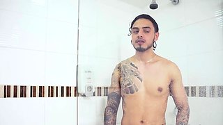Fucking slutty PAWG Latina neighbor in the shower