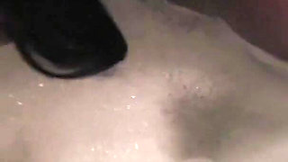 Big Ass Ebony Babe Is Toying Her Wet Cunt in The Bathroom