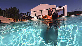 Underwater Anal Fuck with Her New Toyboy