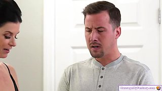 Stepmom India Summer Gives Nuru Handjob to Step Son - Big Cock Massage