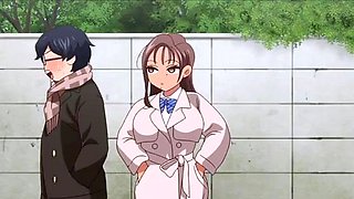 Sweet and slutty hentai schoolgirl feeds her lust for cock