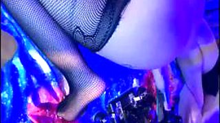 Best sex slave bitch huiyeji group P face shooting oral sex training machine gun speed insertion + multi cock
