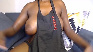 Black african milf with big boobs