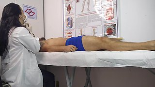 Nurse Makes Patient Have Very Hard Erection