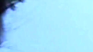 Horny brunette gets fucked outdoors by two guys