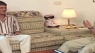 Double penetrated anal orgy party milf in love