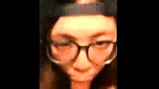 Korean Amateur Loves Sucking White Cock