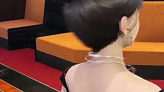 Yayoi In Black Dress Make The Best Blowjob Ever In 2025 With Massive Cumshot 3D Porn POV Animation