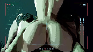 Nexus-3 Kryon Backdoor. Best sex with female android in sci-fi corridor