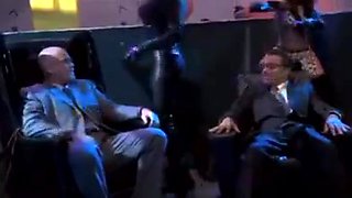 Catwoman and her friend have a 4 way with 2 men