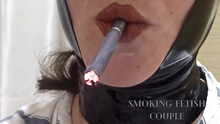 Smoking fetish cigarette light up compilation