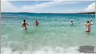 Topless Beach And Lesbian Sex