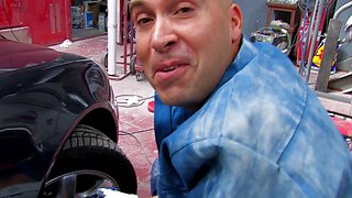 Two Gorgeous Babes Get Fucked By An Auto Mechanic - HotEuroGirls