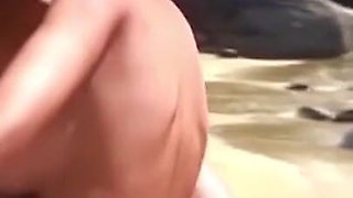 Busty Ebony 3D Girls Fucked by Monster Cock in the Beach