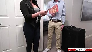 Stepmom Sheena Ryder Helps Stepson Cody Carter With His Hard Cock - Blowjob & Taboo Fun