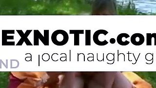 Outdoor German BBW Homemade Video