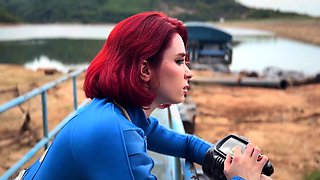 Cosplay vixen in desperate need of hardcore pussy pounding