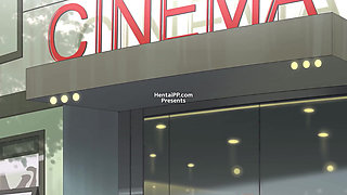 Movie With Makima: Sex Time At Cinema ( Uncensored )