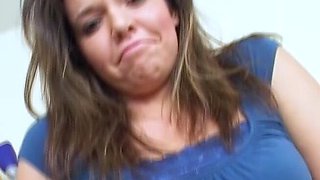 Emma Heart Petite Small Tits Brunette POV Sweet Suck Dick