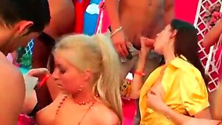 DRUNKSEXORGY - Gorgeous sex dolls fucking at a wild party