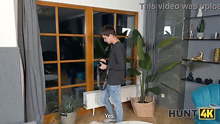 Hunt4k. nice blonda stunner daruma rai was longing a huge cock in her Tight Pussy