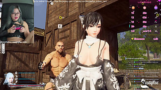 Genshin Impact but with Sex! Playing a Hentai Game with Lots of Double Penetration and Hardcore Fucking!
