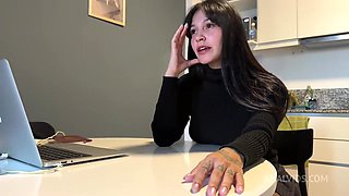 Anal With My Grieving Friend Who Loses Her Husband And I Offer My Big Cock To Comfort Her. Nicole Rissi