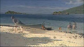 A Pair of Couples Have Hardcore Sex on the Lovely Tropical Beach - Private Porn Sex Videos