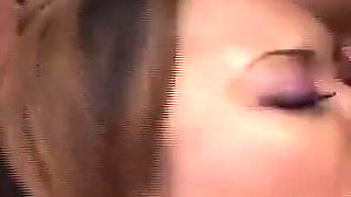 She Makes a Lot of Effort to Get His Balls in Her Mouth