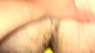 Brunette seductress working her big boobs and hot ass