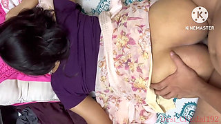 New wedding super hot sexy indian first night newlyweds have romantic sex hard closeup