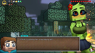 Minecraft Horny Craft - Part 28 Creeper in Lingerie! Blowjob POV by Loveskysanhentai
