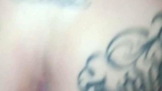 Tattooed Hottie Gets Fucked From Behind by Her Boss