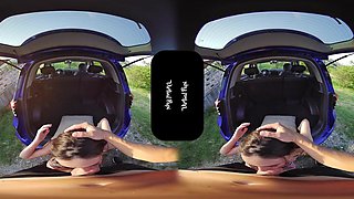 Leggy girl hot VR porn video