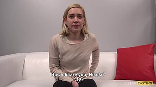Czech Casting with teen Nikola