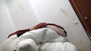 horny stepmother enters her stepsons bedroom to play with his morning wood
