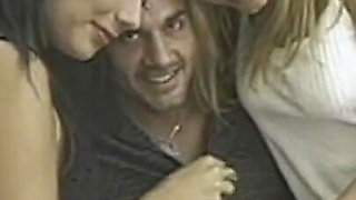 Blonde and Brunette Like to Be Fucked by a Big Hard Cock