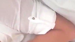 Put Red Lipstick and Smoking During Boobs Playing