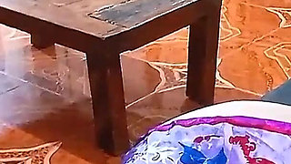 Stepson Gets Out of the Shower and Finds His Stepmom Relaxing on the Couch Showing off Her Big Ass.