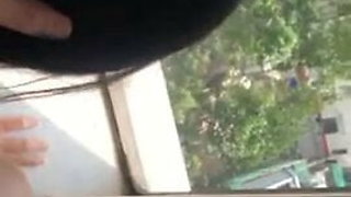 Chinese wife in home