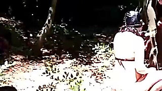 Kinky Couple Caught Playing in the Woods