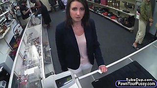 Customers Housewife Fucked By Pawnkeeper In The Backroom