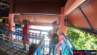 Bubble bootie Thai girlfriend sex at home