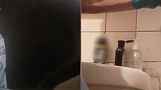 #90 Maidservant Bathes Male