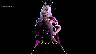 Queen Animated Allure: Big Butt Goddess in 3D - 3D Animation Hentai