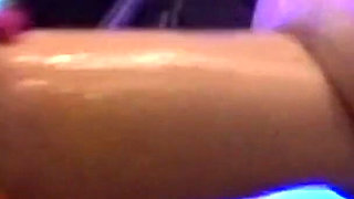 Deep Punch Fisting Over Elbow on the Rim of a Bathtube