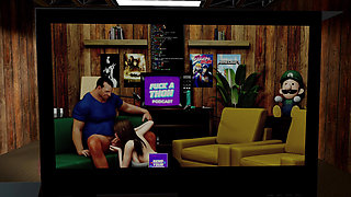 The TV show ended with anal sex l 3d Hentai Animation