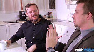 Exotic nympho Roxy Lips blows and fucks her husband's friend in bathroom GP1213