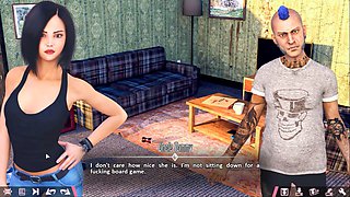 Anime girl on adventure in a steamy adult cartoon