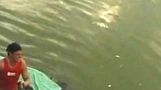 Wild and Sensual Sex Outdoor on the River